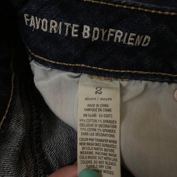LAST CHANCE - American Eagle Favorite Boyfriend Jean Size 2 - Picture 5 of 8
